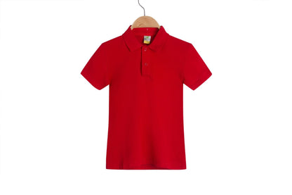 Institutional Grade Lapel Cotton Uniform Tee