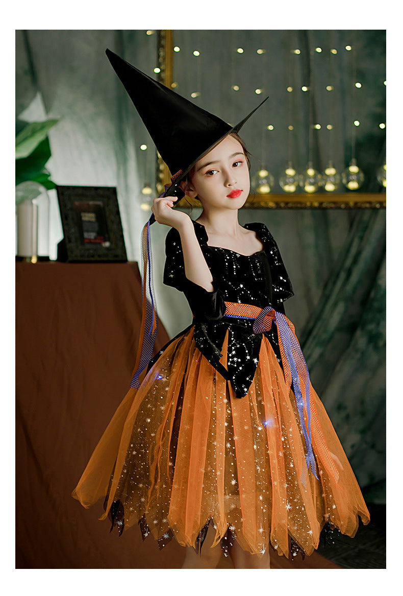 The Midnight Gown: Halloween Children’s Occasion Dress