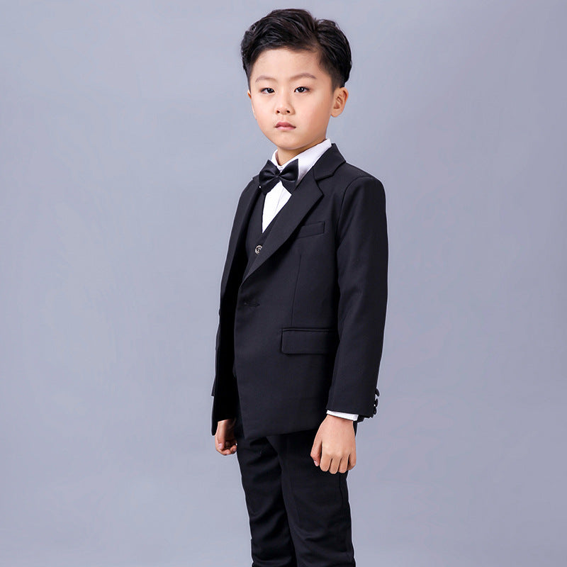 Ceremonial Midnight Black Formal Gala Suit