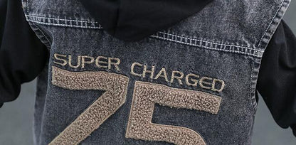 The Indigo Shield: Fashion-Simple Winter Denim Suit Set