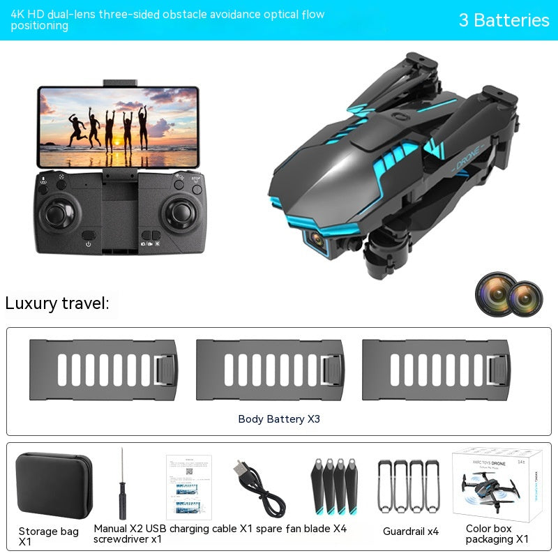 X6 DualEye: 4K Dual Camera Obstacle Avoidance Remote Control Aircraft Toy
