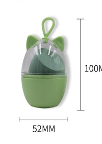Light green beveled cut