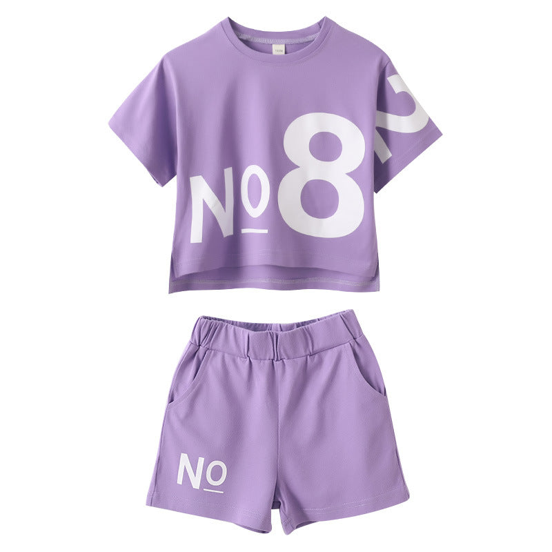 The Athletic Lounge: Girls’ Loose Sport Two-Piece Set