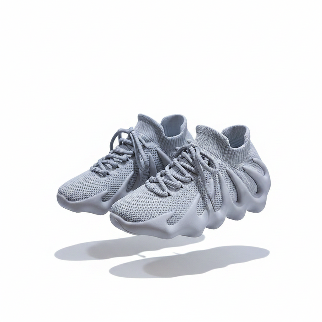 Gray Wave Sneaker