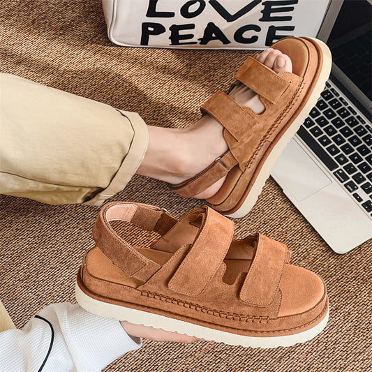 Women's Thick-soled Casual British-style All-match Roman Shoes