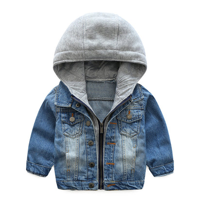 The Washed Indigo: Boys’ Signature Washed Soft Denim Jacket