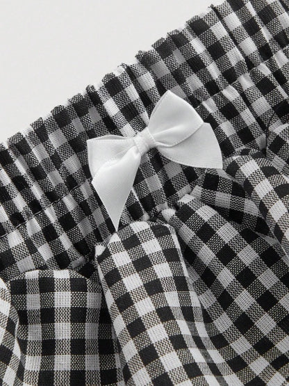 Summer Skirt Love Plaid Skirt Shorts