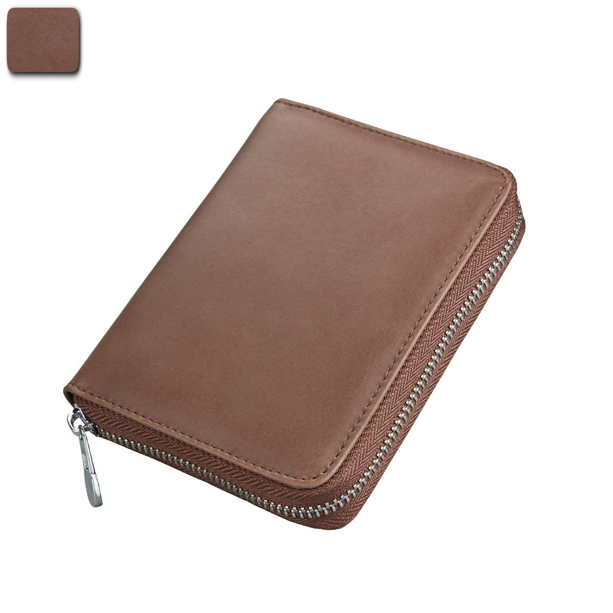 Expanding Card Holder Men's Passport Holder Cowhide Multi-functional