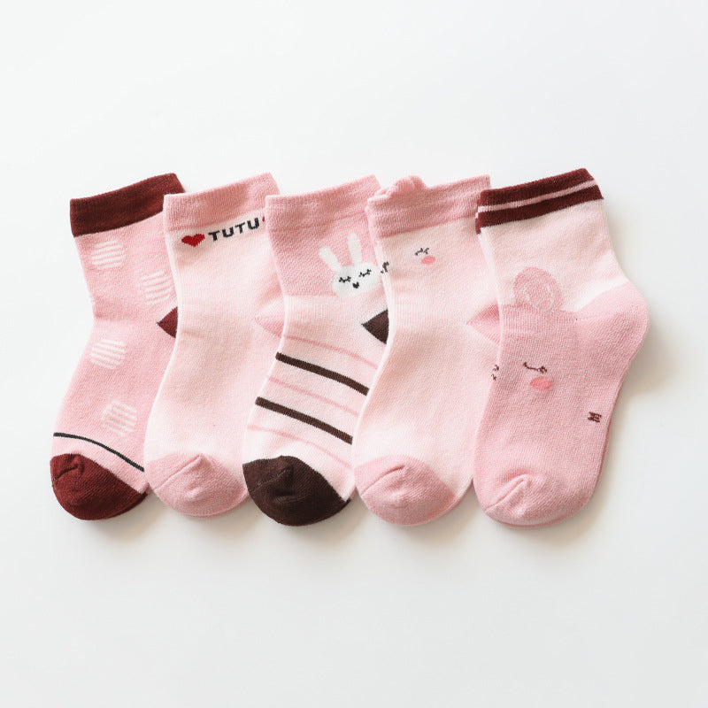 The Fauna Foot: Cartoon Animal Cotton Signature Socks