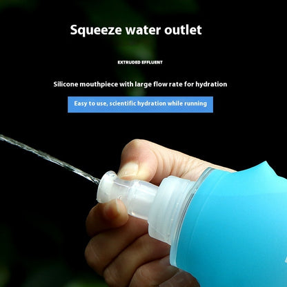 Foldable Soft Water Bottle Outdoor Sports Silicone Cup For Water