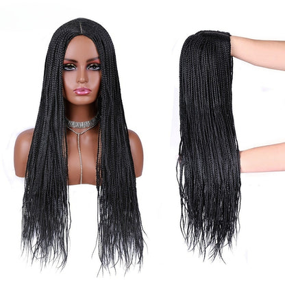 African Braid Long Hair Synthetic Wigs Women