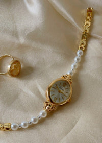 Gold Strap White Noodles