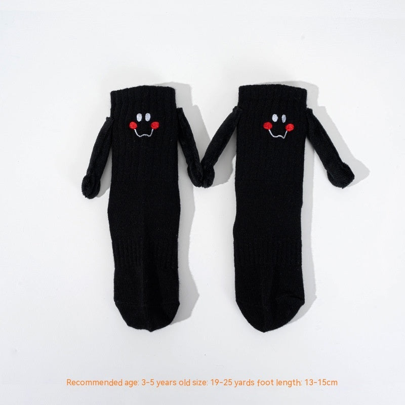 The Magnetic Bond: Magnetic Hand-Holding Tube Socks