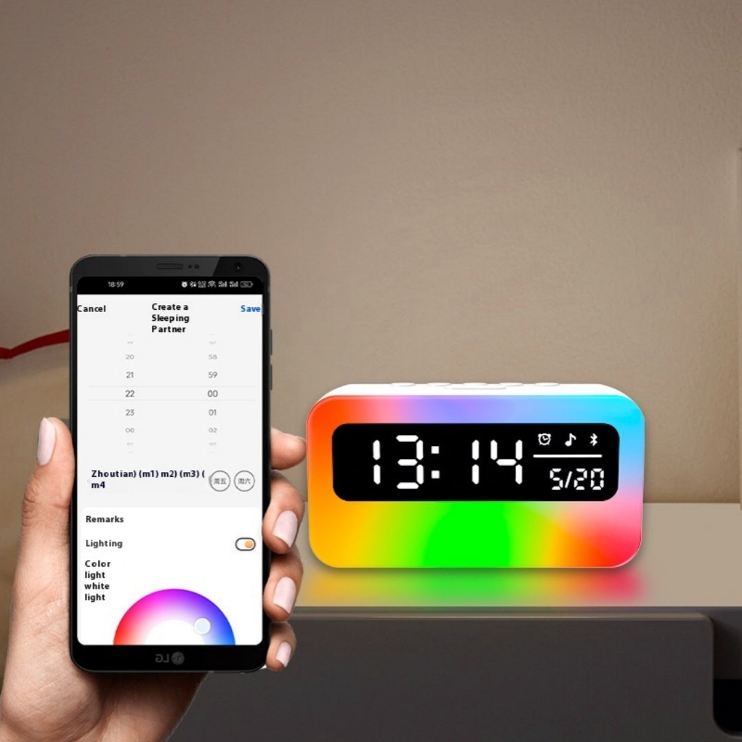 Serenity Drift: White Noise Atmosphere & Smart Audio Alarm