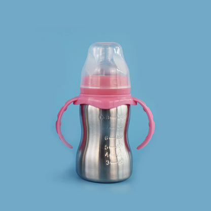 Baby Newborn Drinking Water Wide Mouth With Detachable Handle Bottle