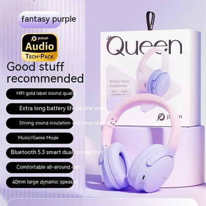 SilentBand: Wireless Bluetooth Noise Canceling Headband Headphones with Mic