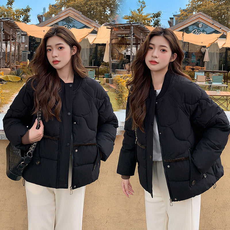 Women's Casual Short Cotton Coat Jacket