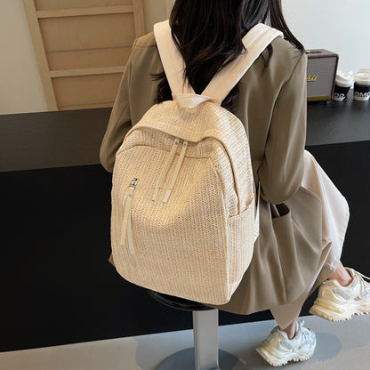 Minimalist Nylon Waterproof Schoolbag All-match Simple Leisure