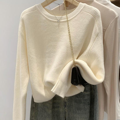 Simple Casual All-match Sweater Top