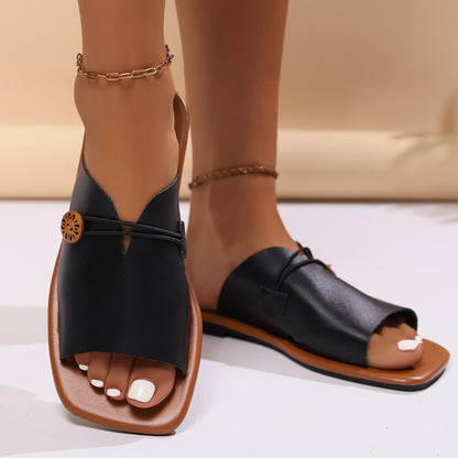 Flat Casual Retro Sandals Flip-Flops