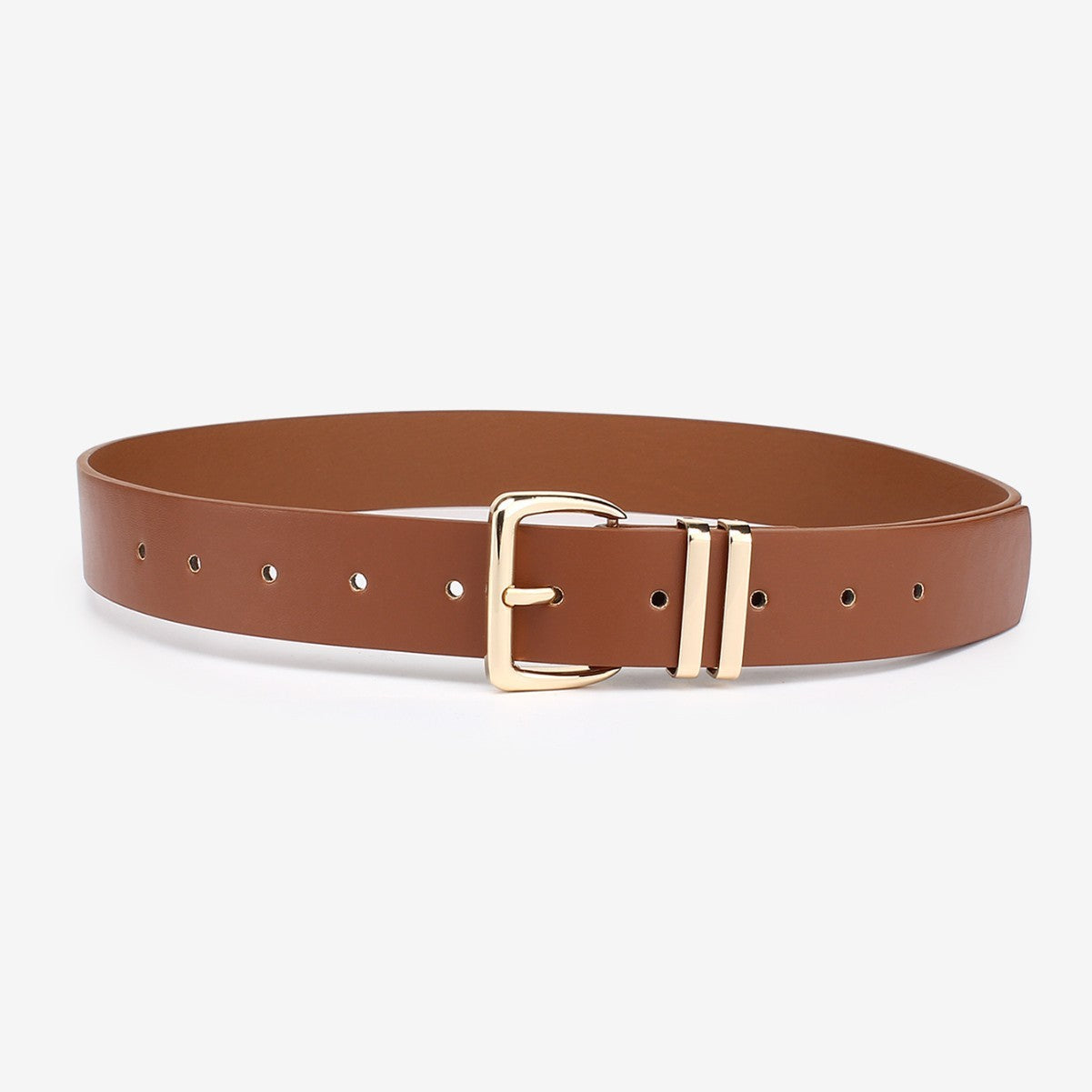 Amazon AliExpress European And American Fashionable Golden Buckle Belt Cross-border Supply Wholesale