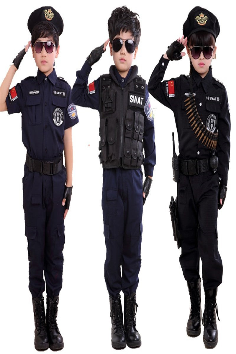 Junior Precinct Police Cosplay Performance Set