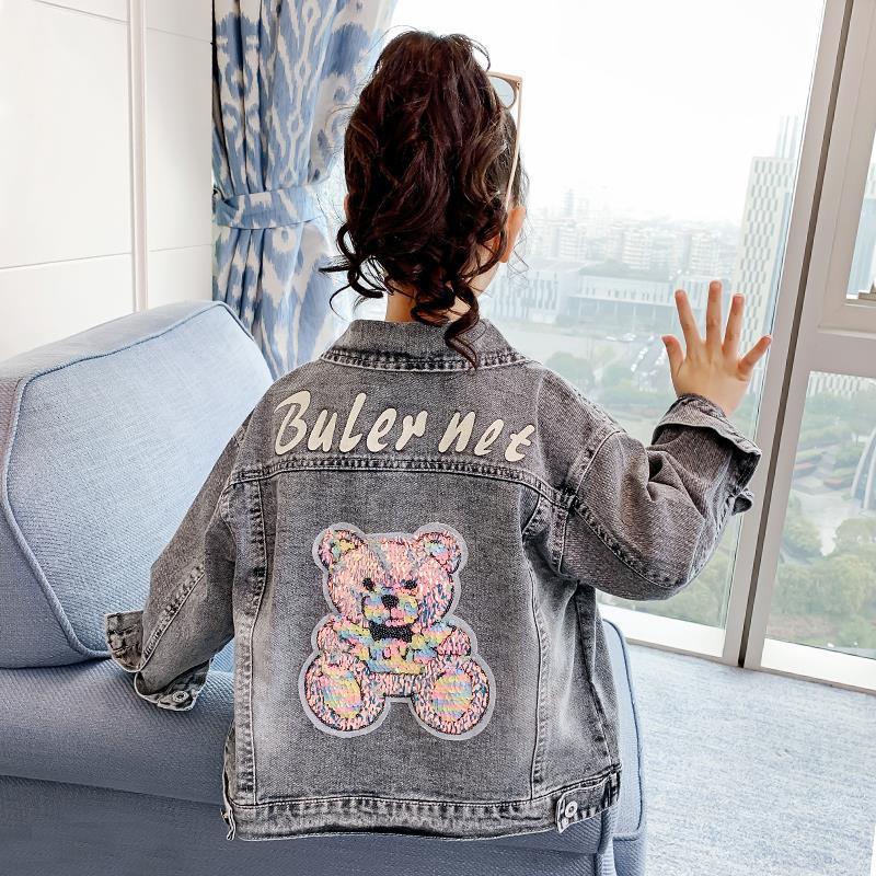 The Denim Icon: Cartoon Motif Denim Jacket Top