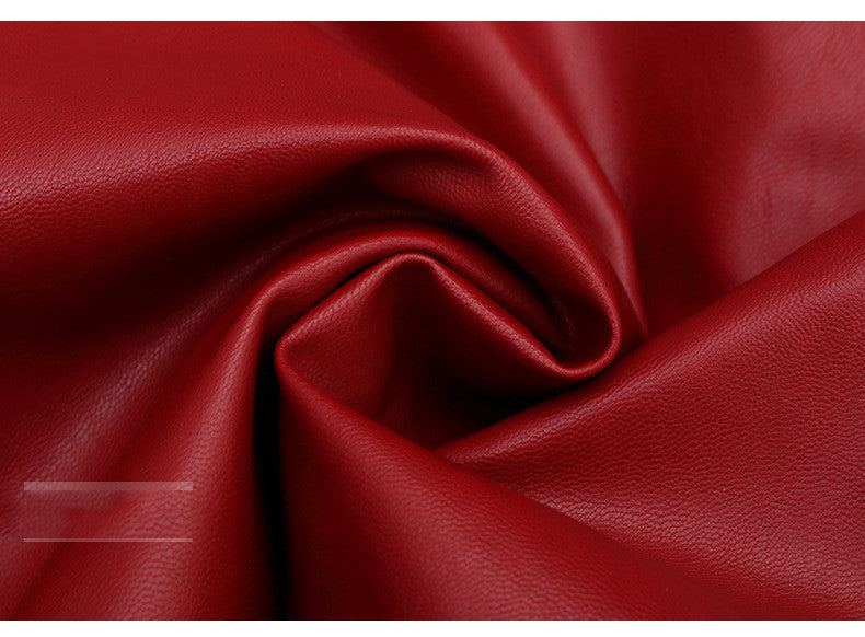 The Padded Biker: PU Leather Hooded Padded Performance Coat