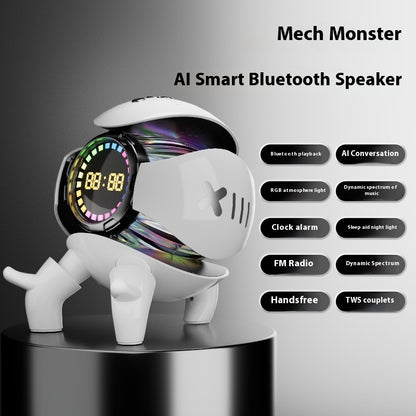 Mech Monster Smart Clock Alarm Clock Bluetooth Audio