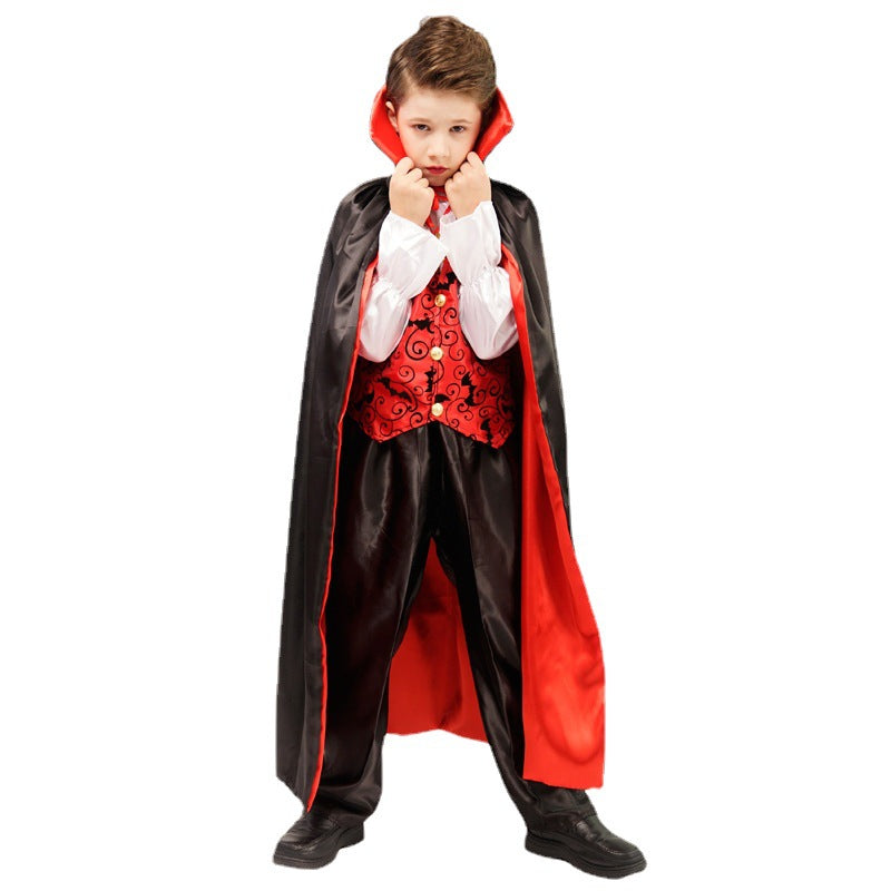 The Gothic Shadow: Vampire-Inspired Children’s Stage Costumes