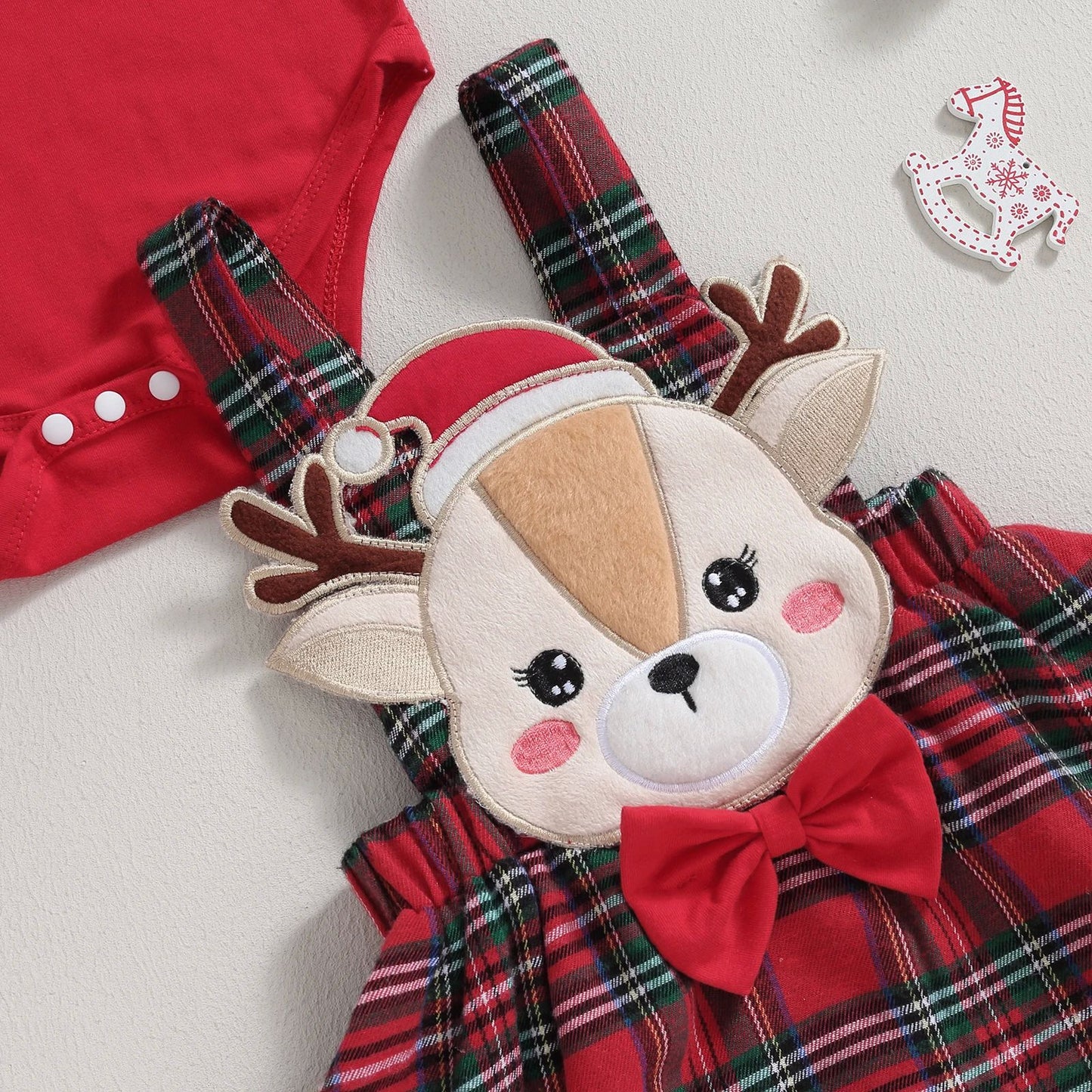 The First Noel: Christmas Newborn Girl Clothing Set
