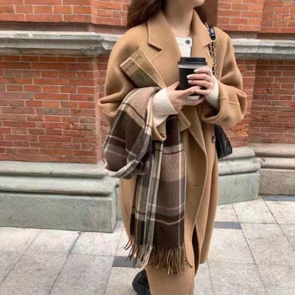 Small High-grade Woolen Coat For Women