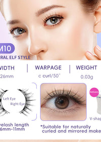 EM103 Eyelash White Clip
