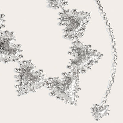 Metal Heart-shaped Retro Waist Chain Dress Decoration