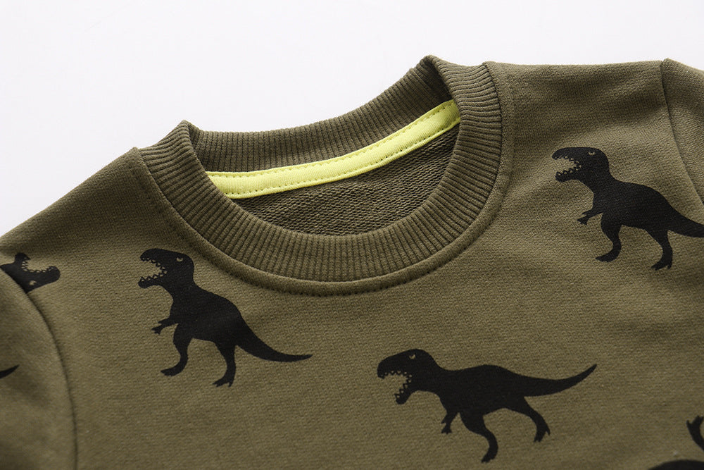 Nautical Crew Neck Cartoon Cotton Sweater