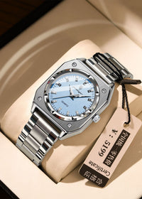 788 Silver Case Blue Surface