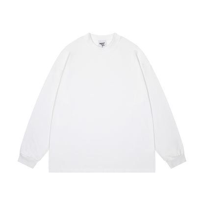 Solid Color Fashion Long Sleeve T-shirt Men