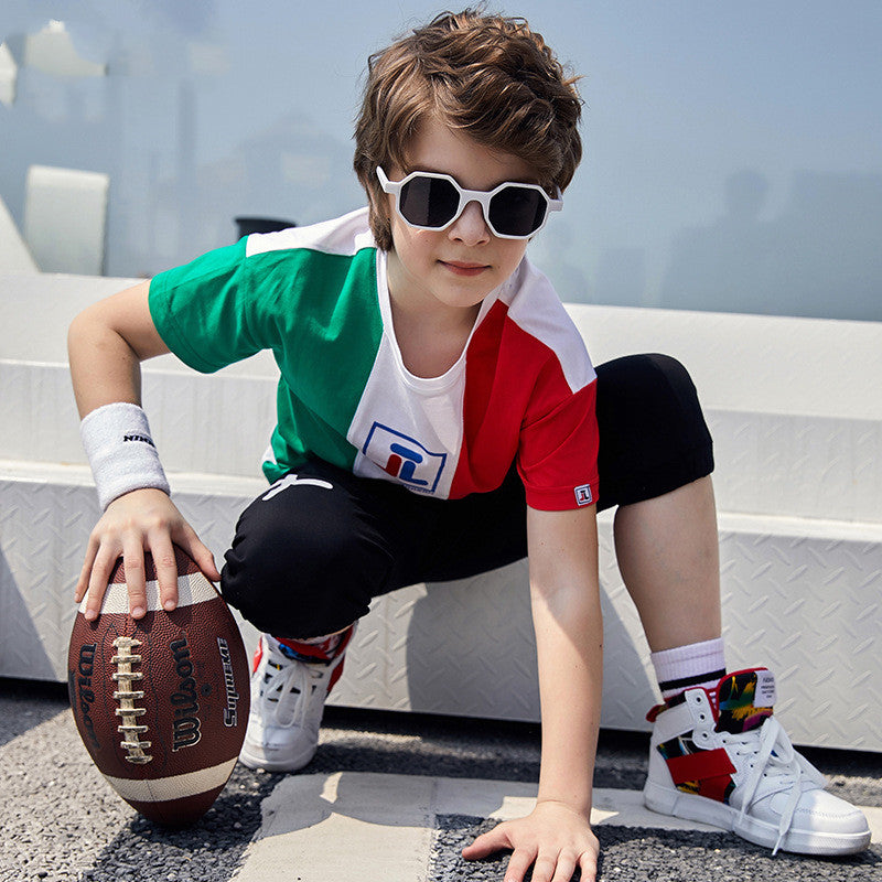 The Cotton Baseline: Pure Cotton Boys’ Short-Sleeve T-Shirt