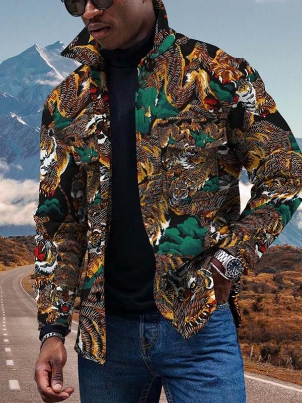Gradual Change 3D Print Digital Button Cardigan