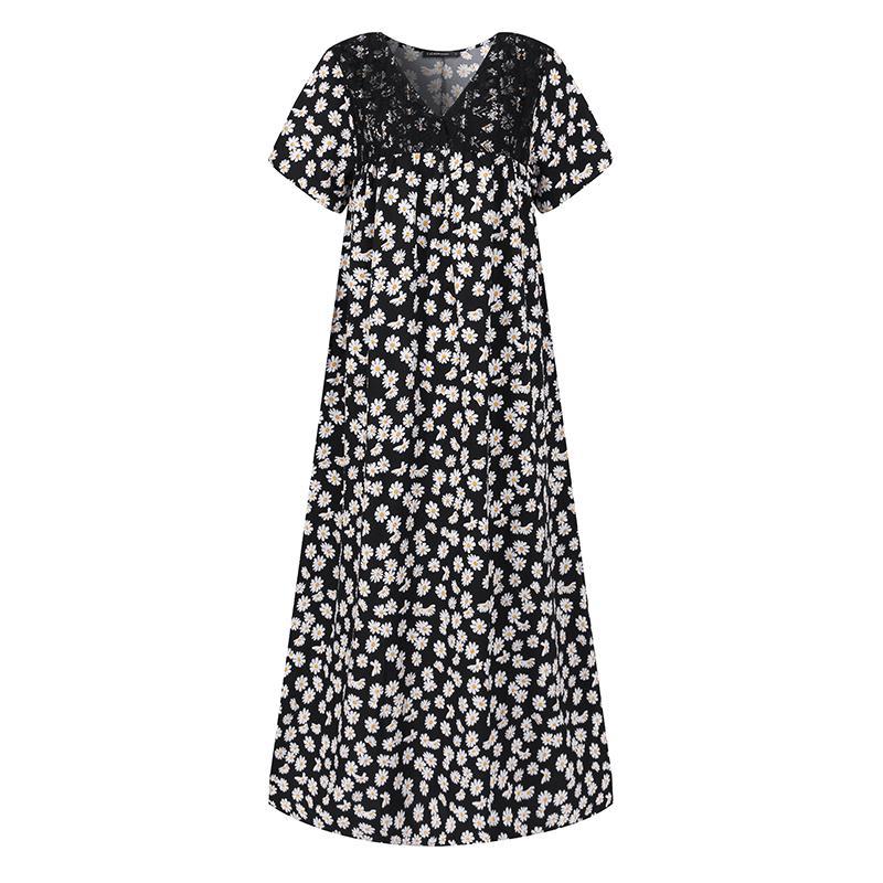 Floral short sleeve dress