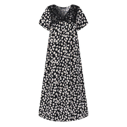 Floral short sleeve dress