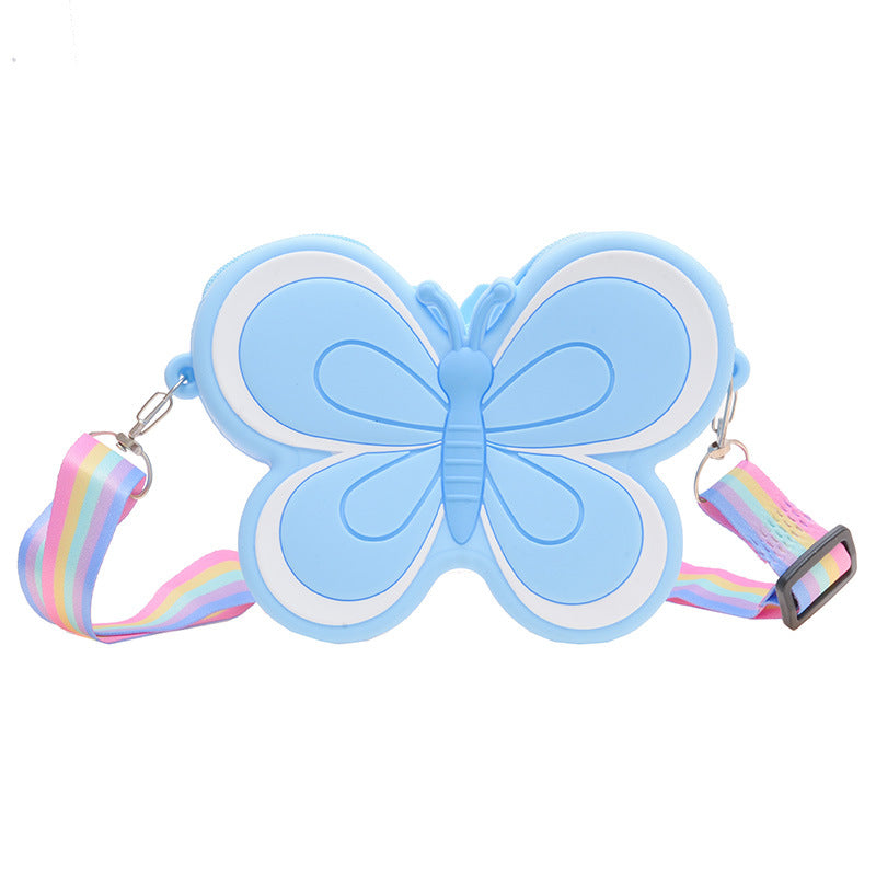 Butterfly Flutter: Children’s Silicone Cute Butterfly Bag