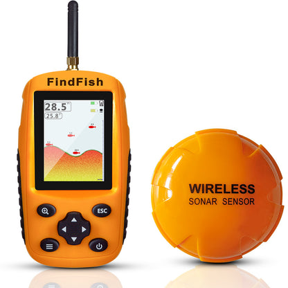 Smart Wireless Fish Finder Accurate Detection Of Fish Group Positions Various Styles