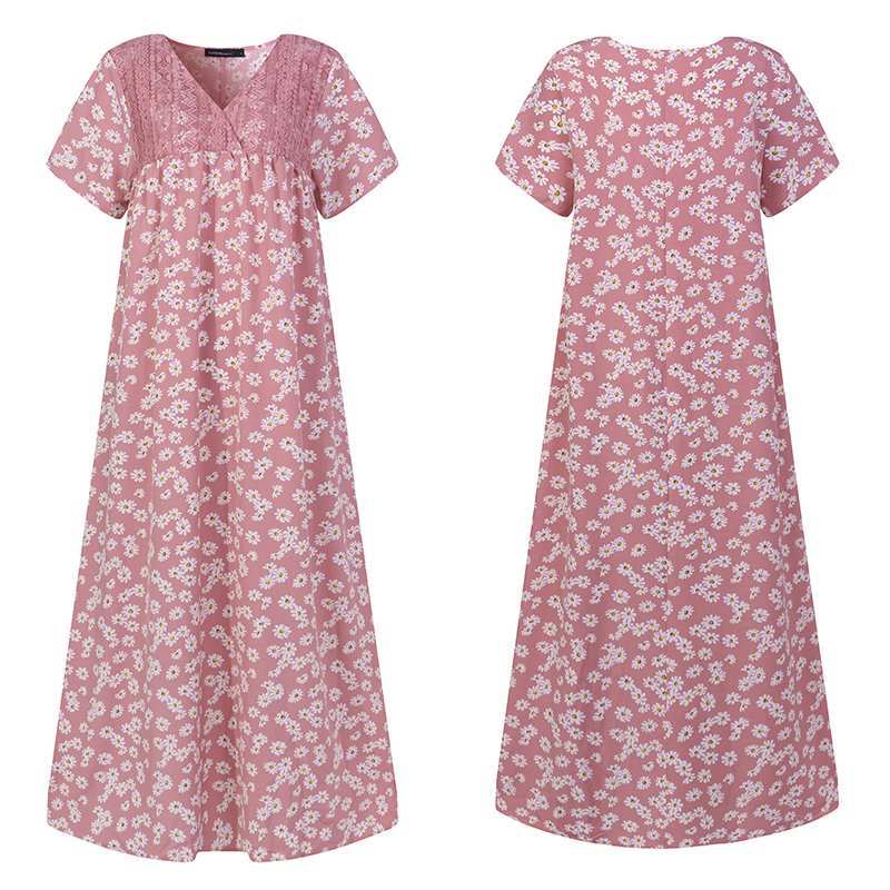 Floral short sleeve dress