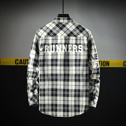 Precision Slim Fit Casual Plaid Button-Down Shirt