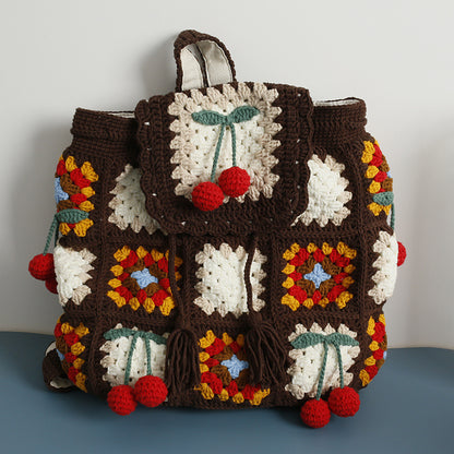 Handmade Wool Crocheted Ladies Shoulder Bag