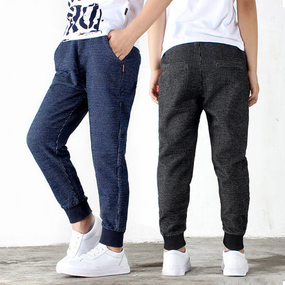 Nordic Knit Hybrid Casual Relaxation Trousers