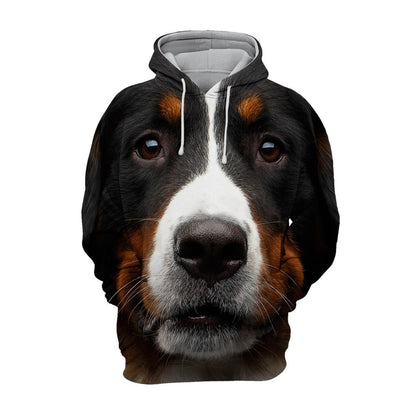 Canine Graphic Sportswear Thermal Hoodie