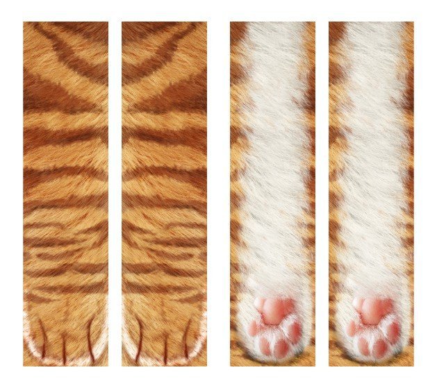 The Feline Paw: 3D Animal Paw Cute Long Socks