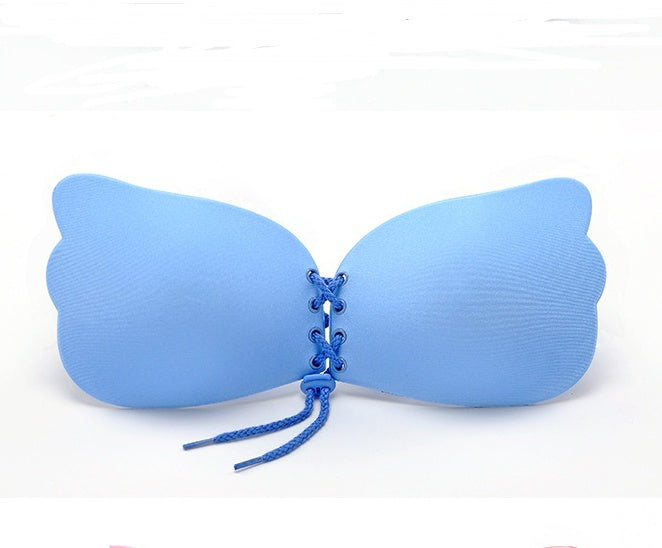 Strapless Adhesive Push-Up Bra | Invisible Rabbit-Style Backless Brassiere for Women